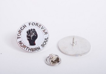 NORTHERN SOUL TORCH FOREVER PIN