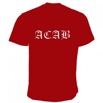 ACAB T-SHIRT RED