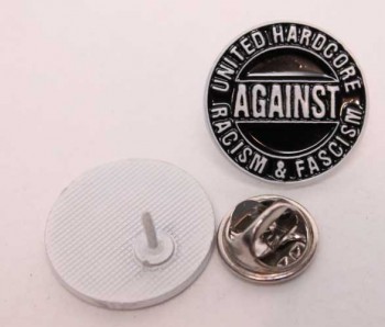 HARDCORE AGAINST RACISM PIN