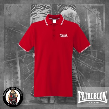FATAL BLOW CARDIFF POLO XXL / red
