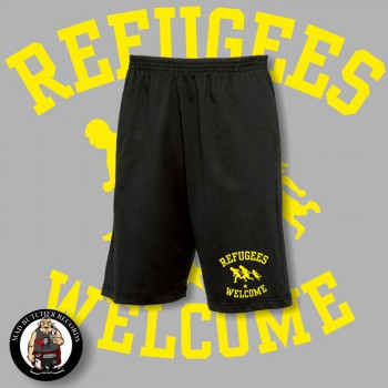 REFUGEES WELCOME SHORTS XXL