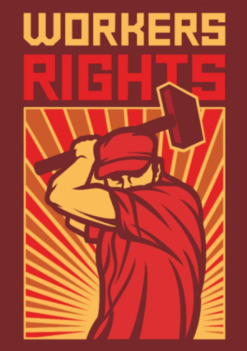 WORKERS RIGHTS STICKER (10 units)
