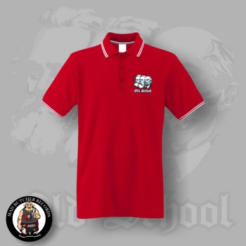 OLD SCHOOL POLO L / ROT