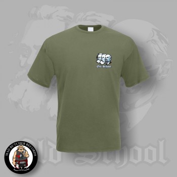 OLD SCHOOL SMALL T-SHIRT 3XL / OLIVE