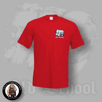 OLD SCHOOL SMALL T-SHIRT M / ROT