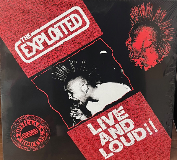 The Exploited ‎– Live And Loud!! LP