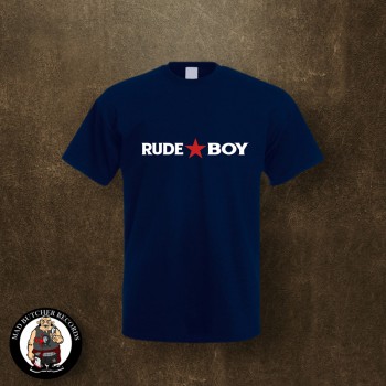 RUDE BOY REDSTAR T-SHIRT navy / 5XL