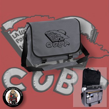 CUBA (LA LUCHA) MESSENGER BAG grey