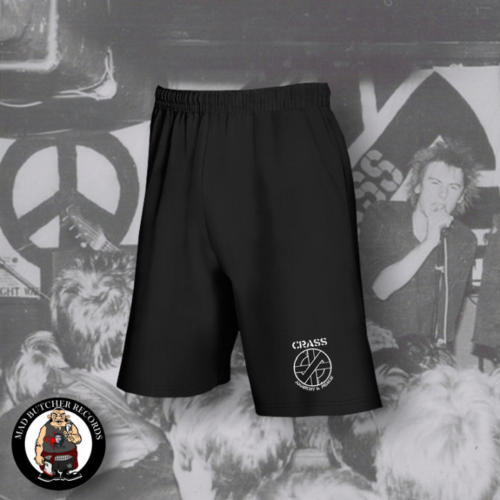 CRASS ANARCHY & PEACE SMALL SHORTS