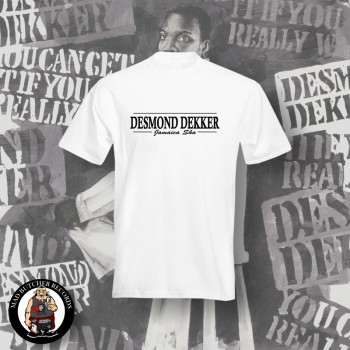 DESMOND DEKKER JAMAICA SKA T-SHIRT White / 5XL