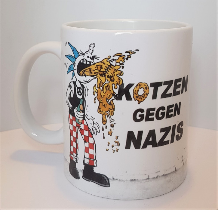 KOTZEN GEGEN NAZIS KAFFEEBECHER