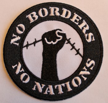 NO BORDERS NO NATIONS PATCH