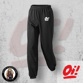 OI! RED JOGGER L / WEISS