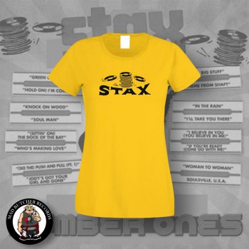 STAX OLD LOGO GIRLIE L / yellow