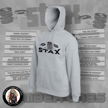 STAX OLD LOGO HOOD XL / grey