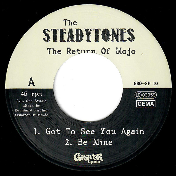 The Steadytones ‎– The Return Of Mojo 7" EP