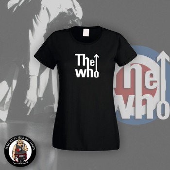 THE WHO B/W LOGO GIRLIE XL