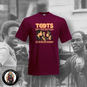 TOOTS & THE MAYTALS 54-46 WAS MY NUMBER T-SHIRT S / BORDEAUX ROT