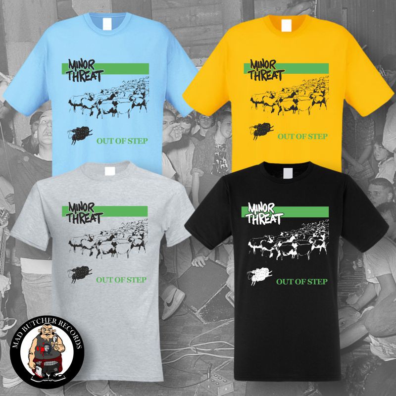 MINOR THREAT OUT OF STEP T-SHIRT-MBTS170