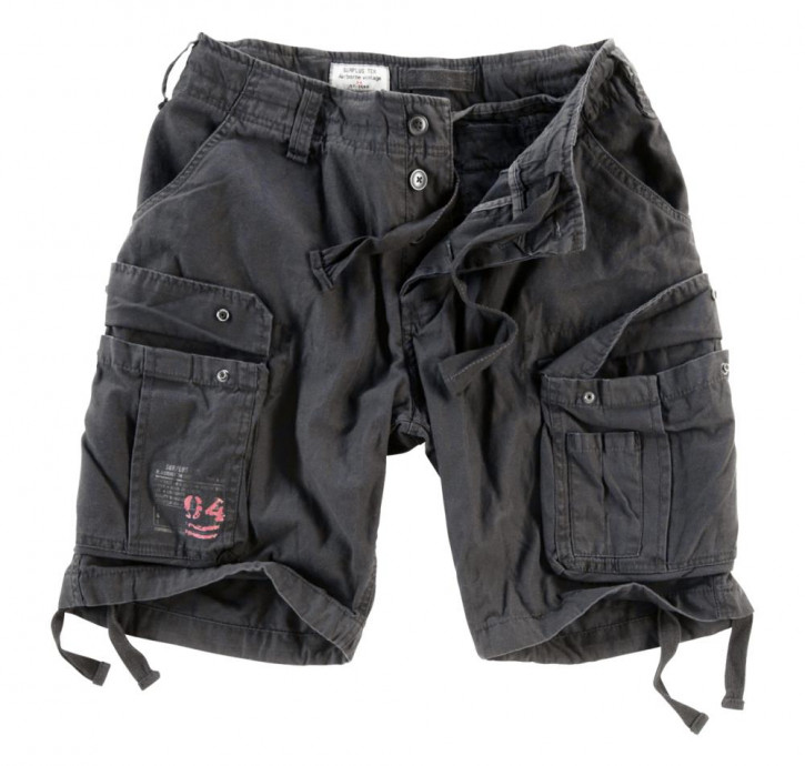 Airborne Vintage Shorts Black 6XL
