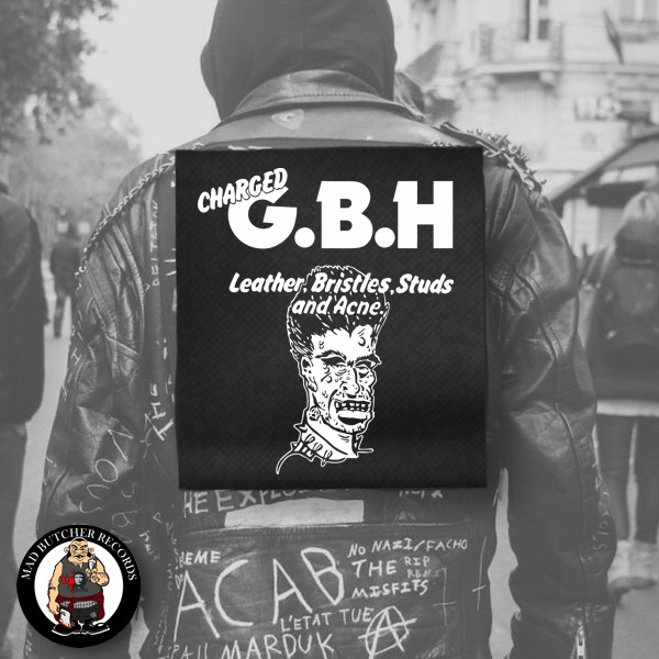 GBH LEATHER,BRISTLES BACKPATCH