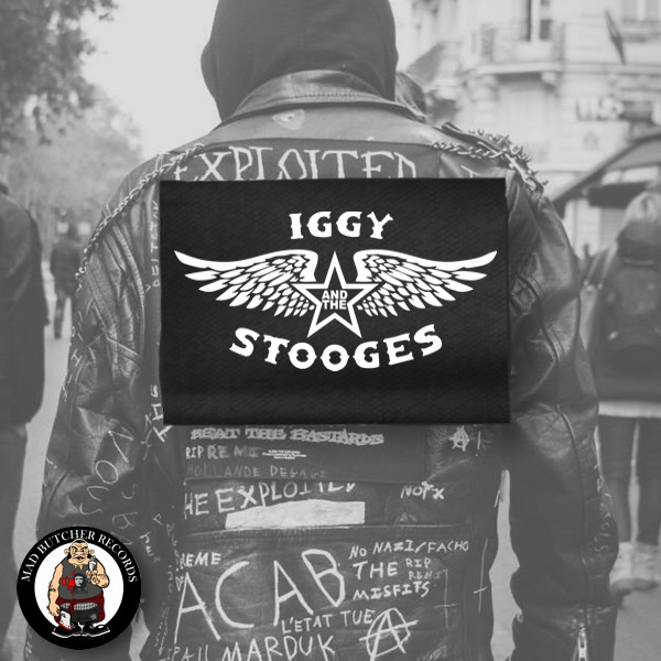 IGGY AND THE STOOGES BACKPATCH