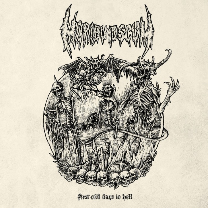 MORIBUND SCUM - First Cold Days In Hell - LP, Multicoloured Vinyl