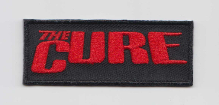 THE CURE LOGO PATCH RED