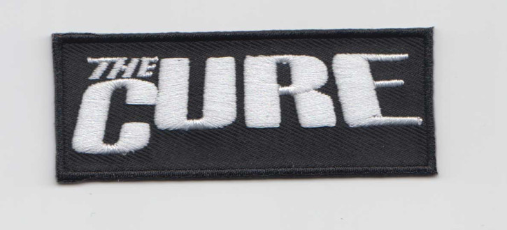 THE CURE LOGO PATCH WEISS