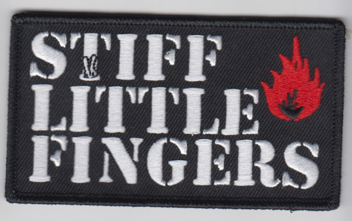 STIFF LITTLE FINGERS FLAME PATCH
