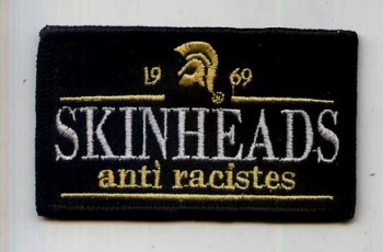 SKINHEADS ANTIRACISTES 1969 PATCH