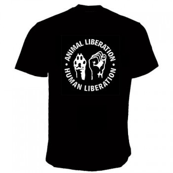 Animal Liberation - Human Liberation T-shirt SCHWARZ / S