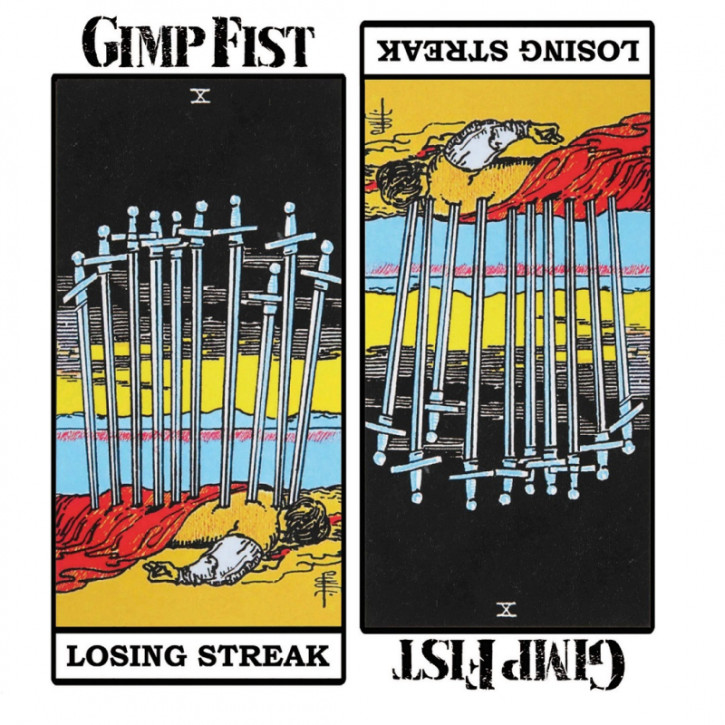 Gimp Fist - Losing Streak LP (trans-blue-magenta marbled)