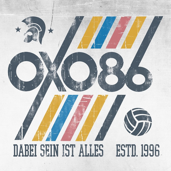 Oxo86 - Dabei sein ist Alles LP Quad-colored Stripes+Bierdeckel Set