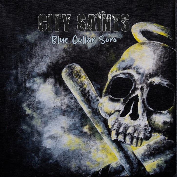 City Saints - Blue Collar Sons LP (blue-grey Splatter)
