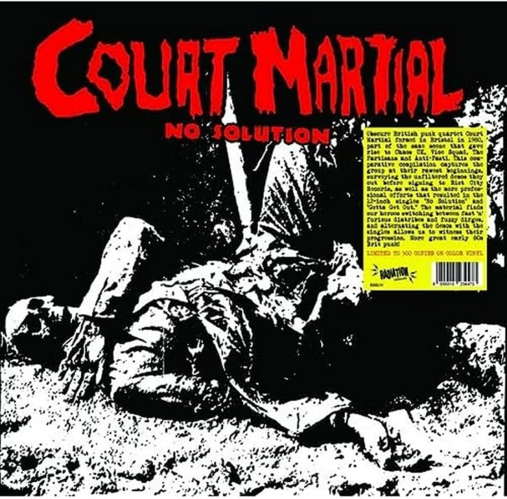 Court Martial No Solution: Singles & Demos 1981/1982 Colored Vinyl Edition LP