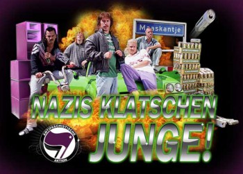 NAZIS KLATSCHEN JUNGE STICKER (10 units)