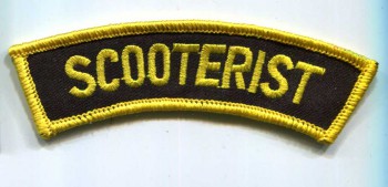 SCOOTERIST BANNER PATCH