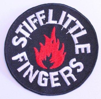 STIFF LITTLE FINGERS FLAME PATCH