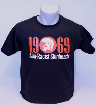 ANTI RACIST SKINHEADS 1969 T-SHIRT