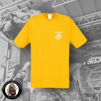 7 SECONDS LOGO SMALL T-SHIRT S / yellow