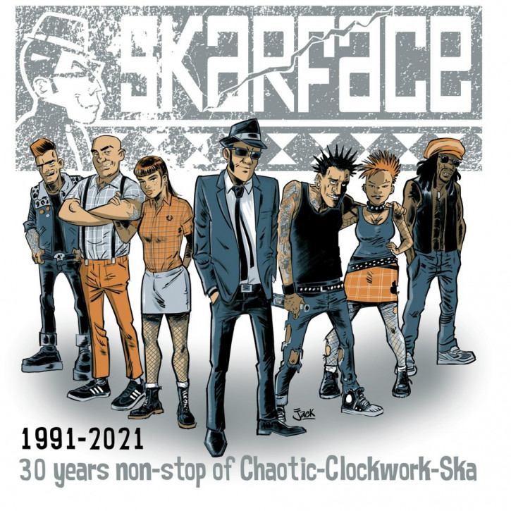 SKARFACE - 30 YEARS NON-STOP OF CHAOTIC-CLOCKWORK SKA LP