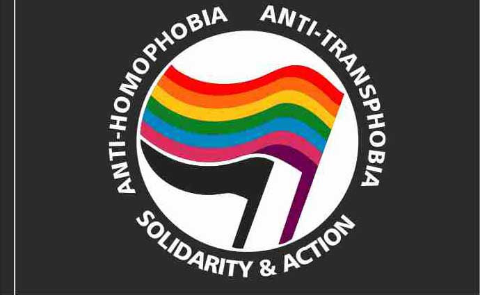 Anti Homophobe Aktion Flag