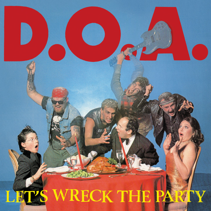 DOA - Let’s Wreck The Party LP (insert, poster)