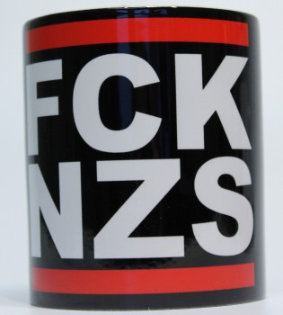 FCK NZS (FUCK NAZIS) KAFFEEBECHER