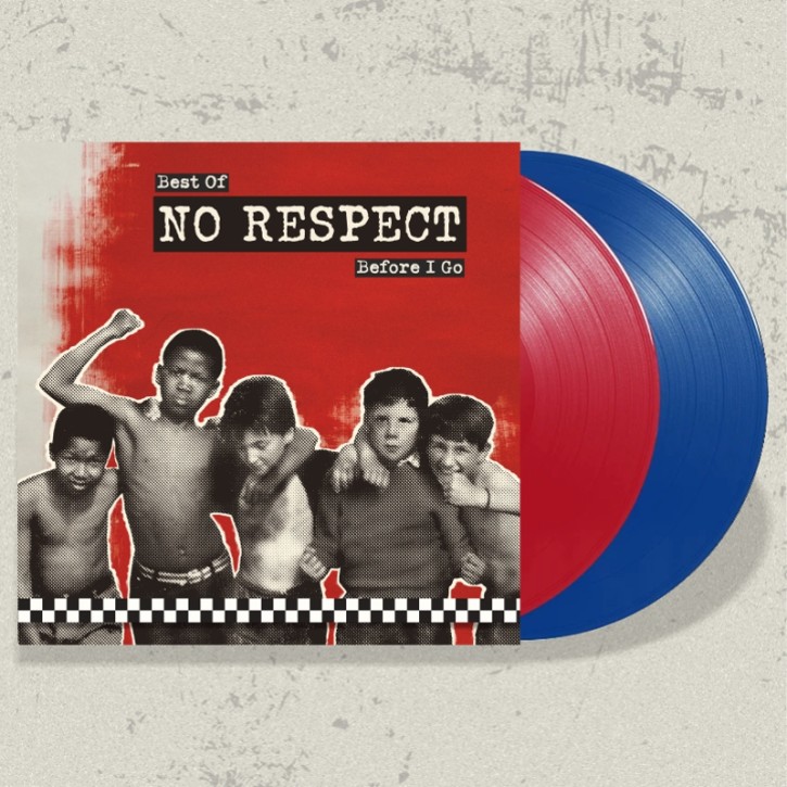 NO RESPECT BEFORE I GO 2LP VINYL ROT/BLAU