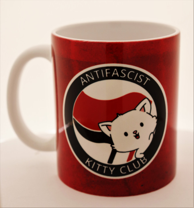 ANTIFASCIST KITTY CLUB KAFFEEBECHER