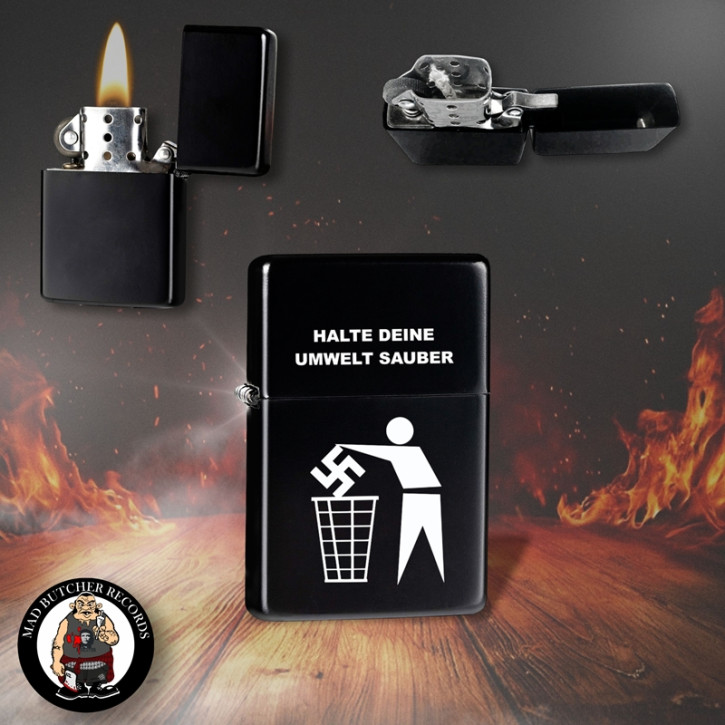 HALTE DEINE UMWELT SAUBER STORM LIGHTER