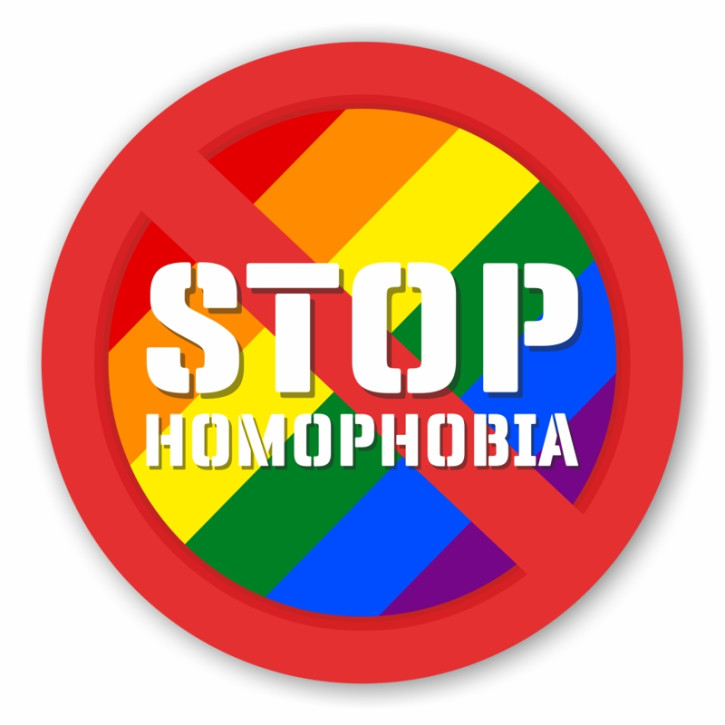 STOP HOMOPHOBIA PVC AUFKLEBER