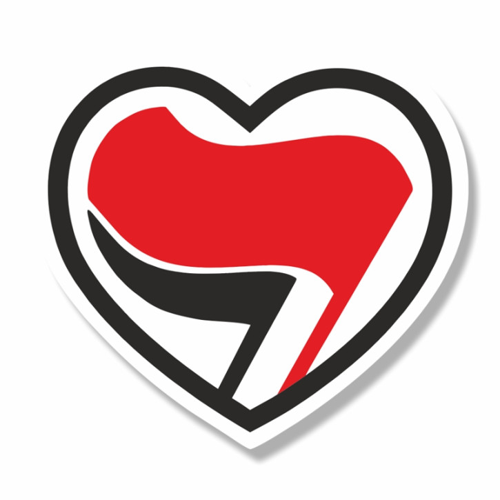 LOVE ANTIFA PVC AUFKLEBER